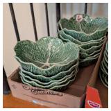 12PC BARDALLO PINHEIRO CABBAGE BOWLS