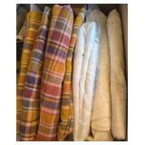 ASSTD TABLE LINENS,#3, VTG LACE, PLAID, OTHER