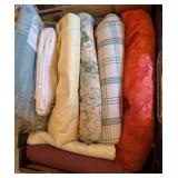 ASSTD TABLE LINENS #2, CORAL LACE, PLAID, FLORAL
