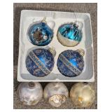 ASSTD GLASS ORNAMENTS WEST GERMANY