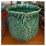 BORDALLO PINHEIRO CABBAGE UTENSIL HOLDER/VASE