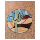 STAINED GLASS STYLE SOUTHWEST SUN CATCHER