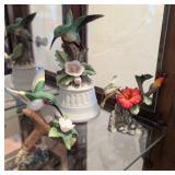 3PC HUMMINGBIRD SCULPTURES & MUSIC BOX #5