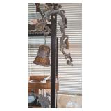BRASS WALL MOUNT BELL WIND CHIME