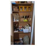 5-SHELF ADJUSTABLE HEIGHT BOOKSHELF