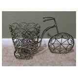 WIRE TRICYCLE PLANTER