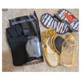 ASSTD COMPRESSION SOCKS, VTG LOUNGE LOAFERS-