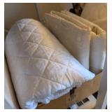 QUEEN SIZE MATTRESS COVER & 2 WASHABLE BED PADS