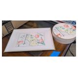 OTAGIRI CELEBRATIONS LACQUERWARE TRAY & COASTER