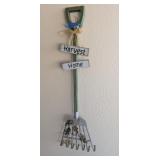 HARVEST HOME RAKE OUTDOOR WALL DECOR