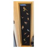 FRAMED CROSS STITCH BIRD WALL ART