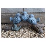 BIRDS ON A LOG YARD ART