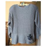 RAOUL POYESTER NYLON SKIRT & SWEATER SET SZ-L