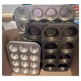 6PC ASSTD MUFFIN TINS