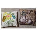 2PC NEEDLEPOINT PILLOWS