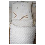 3PC THROW PILLOWS OWL, OTHER