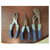 3PC KOBALT PLIERS, NEEDLE-NOSE, OTHER