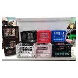 Milk crates, 12 total