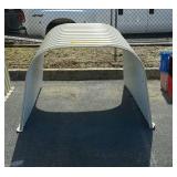 Metal calf hutch 31 by 61