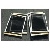 Group of six window screens