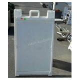 Double sided plastic folding display board