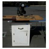 10 inch sears craftsman radial arm saw, on stand