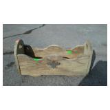 Wooden planters box 23 inches long