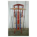 MONTGOMERY WARD runner sled. 50". Still nice