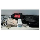 Group - Hanging luggage case, air mattress, Vive