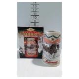 1996 Budweiser Holiday Stein, American Homestead