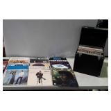 Record collection, albums in storage box, various