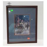 Mort Kunstler print, Jackson and his staff,