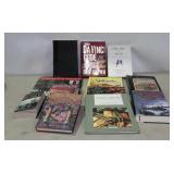 Group lot of books to include Harry Potter, James
