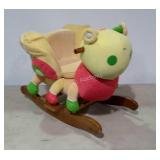 Kids rocking horse made to look like a bug