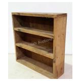 Wooden knick-knack Shelf measures 19 in wide by