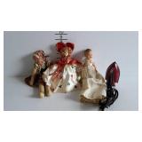 Vintage doll group and Sunny Suzy play iron,