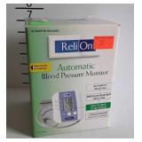 Reli On automatic blood pressure monitor with box