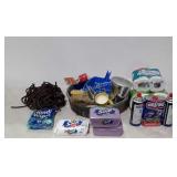Camping lot, includes toilet paper, paper towels,