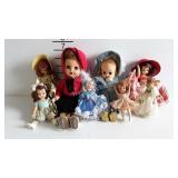 Vintage Doll collection, 8 total most with