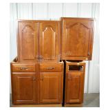 Group of kitchen cabinets. 36" base, 13.5" base
