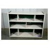 Heavy cubby organizer.  46"×16"36".