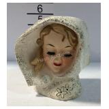 Walls Japan lady head vase good condition