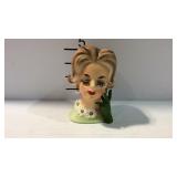 Napcoware lady head vase good condition