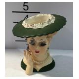 Napco lady head vase dated 1958 good condition