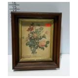 Framed print of flowers 12 by 14