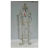 Metal plate rack 31 inches tall