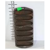 Cast iron corn stick mold, marked 27