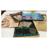 Paper goods, Piano music book pamphlet, and other
