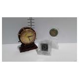 Clock group, vintage electric ship