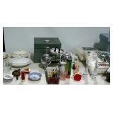 Large group lot of household items, dishware,